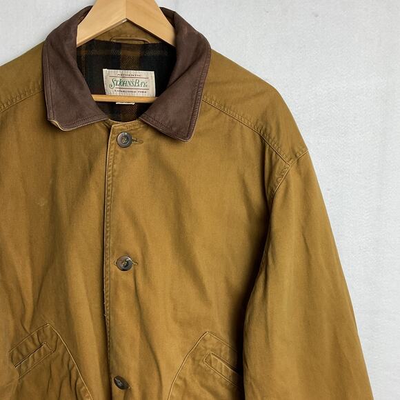 Vintage 90s St Johns Bay Flannel Lined Hunting Jacket Large - Picture 4 of 15